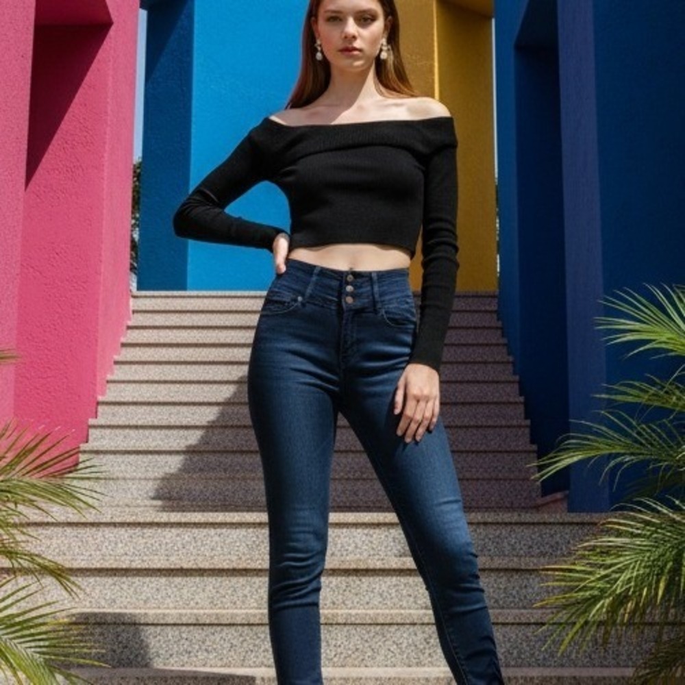 Celebrity‎ Pink 24 The Lifter Body Sculpt Jeans Dark Wash High Rise 3X NWT